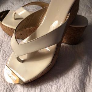 Sandals cork wedge